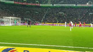 Tor  goal 2 1 Elfmeter borussia Mönchengladbach Bayern Bundesliga  Borussiapark [upl. by Dehlia409]