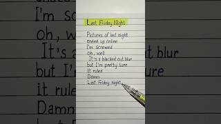 Last Friday Night TGIF Lyrics Song by Katy Perry lastfridaynight katyperry lyrics [upl. by Volotta]