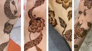 Top 15 stylish mehndi designs simple mehndi designs new mehndi designs2024 [upl. by Ttoile]