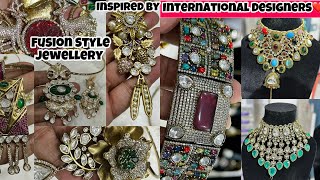 International Designer’s Jewellery Wholesaler Luxury Fusion Moissanite Polki TyaaniKundan Jewellery [upl. by Kesley]