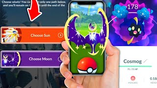 How to get Lunala amp Solgaleo in pokemon go  when and how we evolve Cosmog in pokemon go [upl. by Anina]