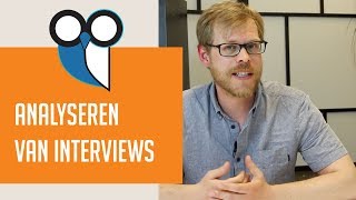 Interviews analyseren voor je scriptie hoe doe je dat [upl. by Odlonyer]