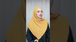 Pashmina plisket hijabstyle hijabfashion pashminaplisket [upl. by Kincaid]