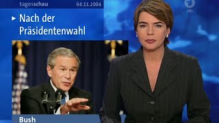 Tagesschau vor 20 Jahren 04112004  Susanne Daubner [upl. by Airtened211]