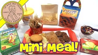 McDonalds Mini Happy Meal  Complete Toy Food Maker [upl. by Adelaja]