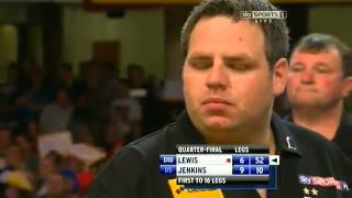 PDC World Matchplay 2012 Quarterfinal  Lewis vs Jenkins [upl. by Aseek]