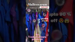 Sri Venkateshwara garments malleshwaram Upto 90 off on branded cloths 😍banhangshopee [upl. by Hiroko]