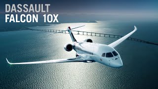 A First Look at Dassault’s Falcon 10X UltraLongRange Business Jet – AIN [upl. by Zarla]