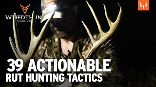 Whitetail Rut Game Plans and 39 Actionable Rut Hunting Tactics  Wired to Hunt Ep 840 [upl. by Gradeigh811]