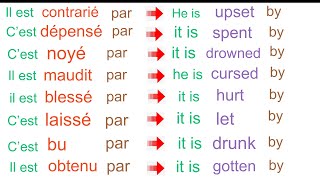 Le participe passé en Anglaisenglish french youtube youtubeshorts [upl. by Nobe]