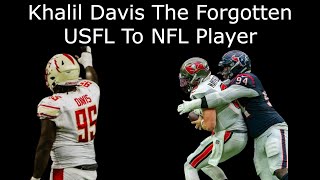 Khalil Davis The Forgotten USFL To NFL Player [upl. by Rangel]