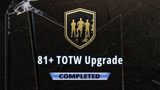 FIFA 22 81 TOTW UPGRADE SBC CHEAPEST SOLUTION  NO LOYALTY [upl. by Teriann]