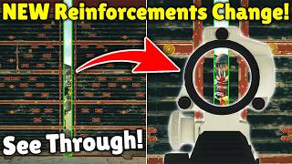 The NEW UPDATE RUINED ALL Reinforced Walls  Rainbow Six Siege [upl. by Aikem376]