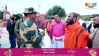 Kashimatadhipati Srimad Samyamindra Thirtha Swamiji Visit Tanot Mata MandirLongewala IndoPak Border [upl. by Eirotal878]