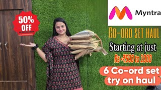 Myntra Coord set haul 💞 Honest Review 🤗 snappygirls myntrahaul fashion [upl. by Alleahcim]