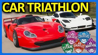 Forza Horizon 5 Online  Olympic Challenge FH5 Triathlon [upl. by Orman496]