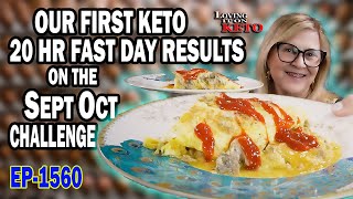 OUR FIRST KETO 20 FAST DAY RESULTS ON THE SEPT OCT CHALLENGE keto intermittentfasting weightloss [upl. by Truman336]