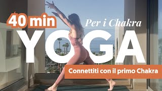 Yoga per i Chakra connettiti con la terra con il primo Chakra [upl. by Ahseem539]