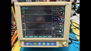 🔢LARSEN amp TOUBRO Star 50 monitor de signos vitales con impresor problema enciende de vez en cuando [upl. by Landsman]