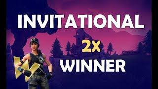 NA INVITATIONAL WINNER  1 OF 2 WINS  Fortnite Battle Royale [upl. by Illehs]