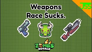 Zombs Royale Weapons Race Made Me Cry [upl. by Raman]