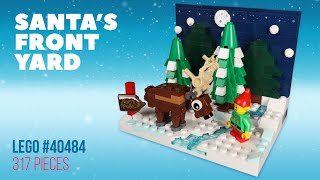 Santas Front Yard Promo Set 40484  Self Building LEGO shorts [upl. by Dnalevelc]