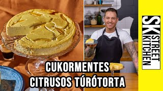 🍋CUKORMENTES citrusos TÚRÓTORTA🍋 [upl. by Schick]