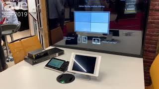 ISE 2019 Ashton Bentley Showcases Huddle Space Using Starleaf 4K Wireless Input Devices [upl. by Alisander]