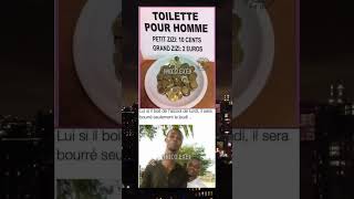 Toilette homme😭meme drole viralvideo [upl. by Nehgem]