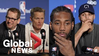 Raptors vs Warriors Game 4 NBA Finals postgame press conference [upl. by Anagrom]