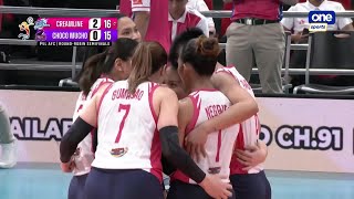 Galanza CONSECUTIVE ATTACKS for Creamline vs Choco Mucho 💪  2024 PVL ALLFILIPINO CONFERENCE [upl. by Moser]