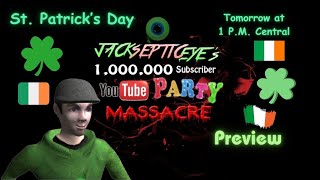 Jacksepticeyes One MILLION Subscriber Party Massacre Preview [upl. by Stig]