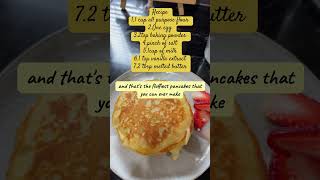 Fluffy pancakes 🥞 recipe ♥️ [upl. by Arianna]