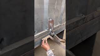 How to install hinge into truck trailer shorts [upl. by Arbmik]