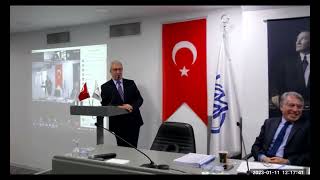 11 Ocak 2023 Platform Toplantısı  YMM Prof Dr Dursun ARIKBOĞA [upl. by Botnick]