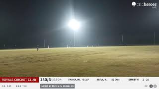 Live Cricket Match  Mustangs vs ROYALS Cricket Club  16Feb24 0808 PM 20 overs  Individual matc [upl. by Arbuckle]