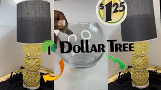 Transform Your Space with This Dollar Tree Fish Bowl DIY Lamp [upl. by Mirella]