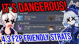 43 Abyss 12 is DANGEROUS Best 4★ Teams Tips amp Speedrun Genshin Impact [upl. by Asselam]