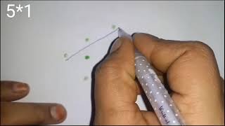 51 dots rangoli51 చుక్కల ముగ్గులుdussehra rangoli [upl. by Joab]