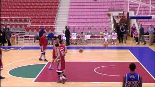 Scrimmage Between Harlem Globetrotters and North Korean Basketball Team [upl. by Anirda]