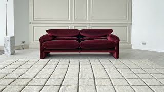 Maralunga Maxi Sofa  CASSINA [upl. by Wayolle]