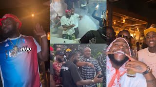 Davido joins Odumodublvck performs juju in France [upl. by Trembly534]