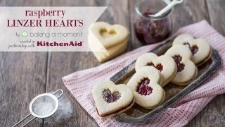 Valentine’s Day Linzer Cookies by Baking a Moment  KitchenAid [upl. by Enelrihs]