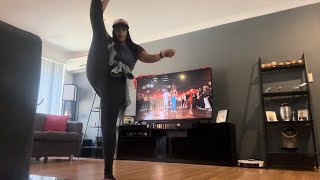 USHER YEAH SUPERBOWL DANCE CHALLENGE MATT STEFFANINA amp ENOLA BEDARD CHOREOGRAPHY [upl. by Song]