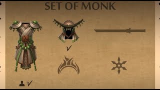 Shadow Fight 2  ASCENSION  Collect SET OF MONK 「Android Gameplay」 [upl. by Eddra]