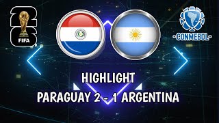 HIGHLIGHT PARAGUAY VS ARGENTINA QUALIFICATION WORLD CUP 2026 [upl. by Sothena388]