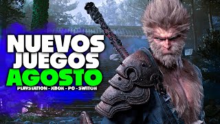 Los Nuevos Juegos de AGOSTO 🔥 PS4 PS5 Xbox Switch y PC 🔥 Black myth Wukong [upl. by Edette]