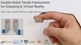 DoubleSided Tactile Interactions for Grasping in Virtual Reality [upl. by Esilahs]