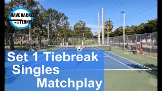 After Thanksgiving  Sat AM Singles Matchplay  Tiebreak Set 1 [upl. by Lattonia]