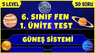 6 Sınıf Fen Bilimleri 1 Ünite Test [upl. by Anawqahs]